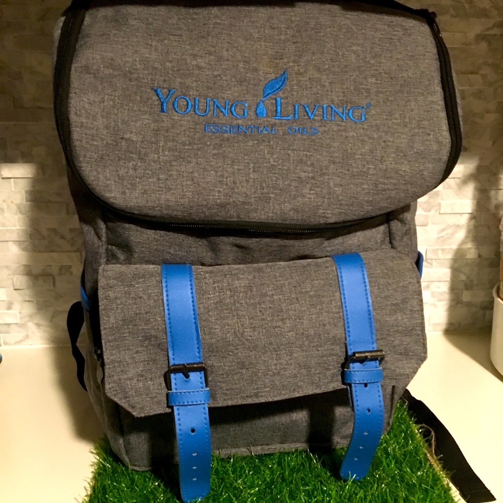 Young Living Canvas Essential Oils Backpack Laptop bag